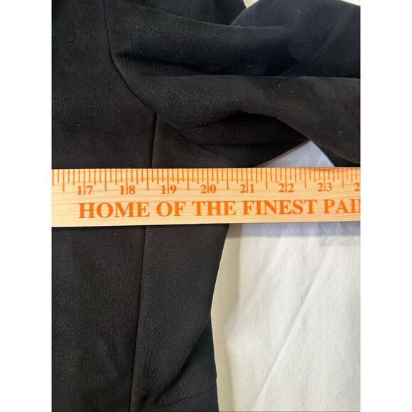 Jil Sander Authentic Women’s Black Lamb Leather Moulton Coat Made in Italy - Picture 8 of 16